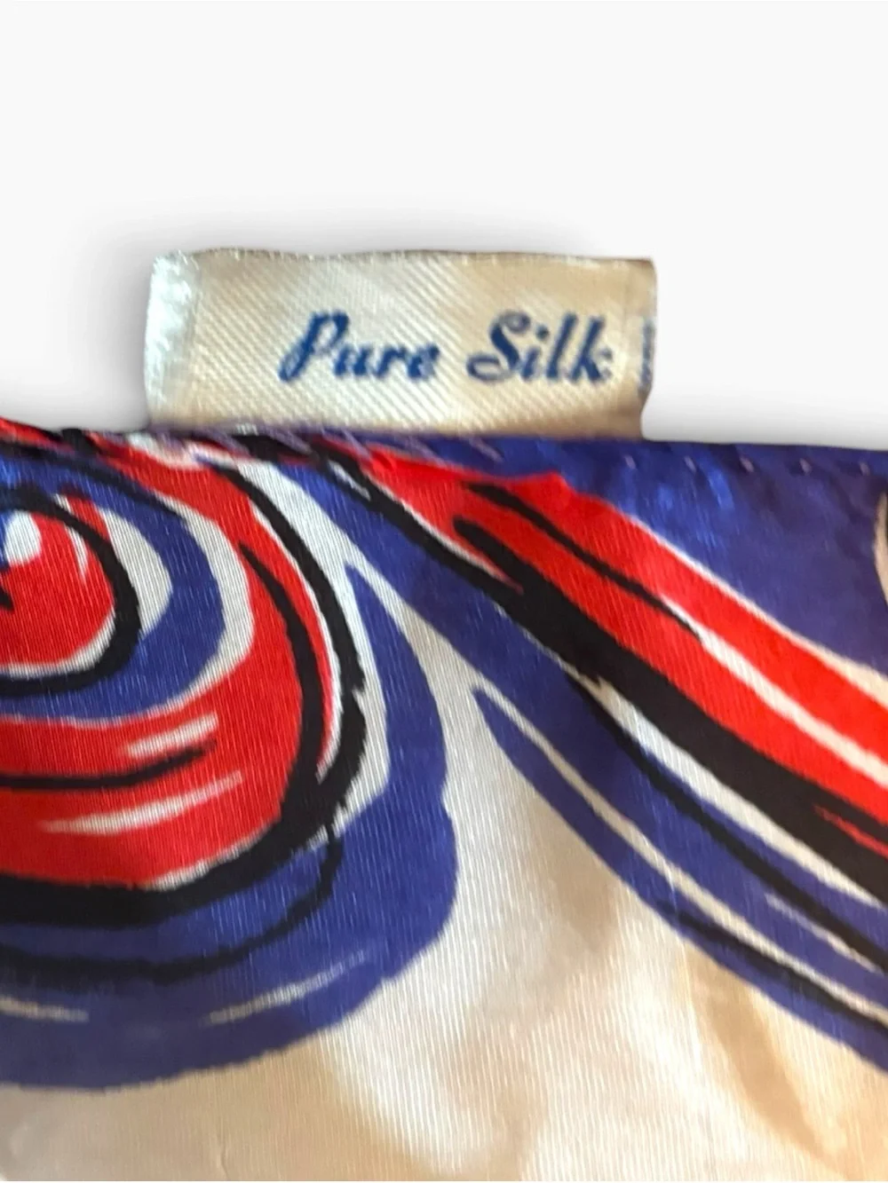 Vintage 1949 Pure Silk Scarf White House US Presidents Americana Novelty 29x29